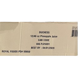 Pineapple Juice (Royal Foods)-12x46oz/Case
