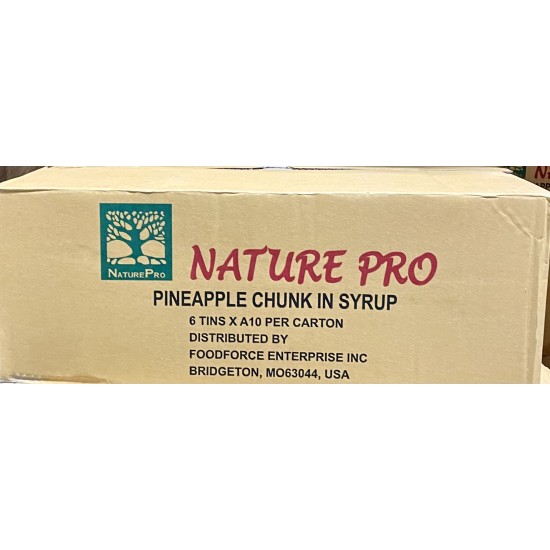 Pineapple Chunks (Nature Pro)-6 Tins/Case