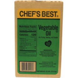 Chef Best Vegetable Oil (GREEN)-35LB/Bucket