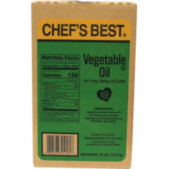 Chef Best Vegetable Oil (GREEN)-35LB/Bucket