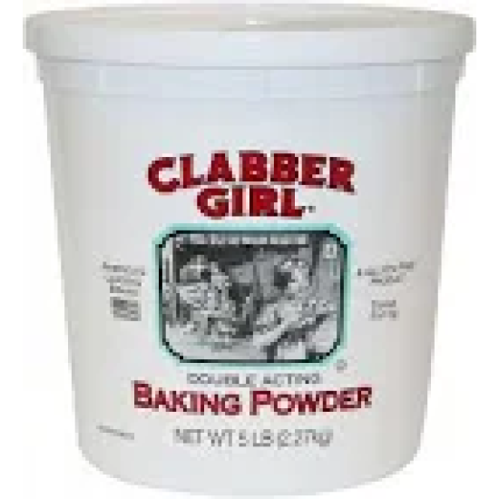 Clabber Girl Baking Powder-5LB/Jar