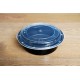 Microwave Container 6-16/16oz (Black)-150/Case