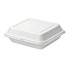 206 White Foam Container (L) (Ecopax)-200/Case