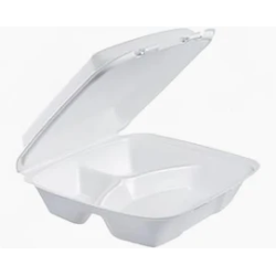 23300-U 3-Comp Foam Container-200/Case