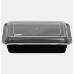 Container with Lid 86-23/25/23oz (Black)-150/Case