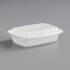 Square Oval Container w/Lid 9635-WH/35oz-150/Case