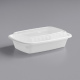 Square Oval Container w/Lid 9635-WH/35oz-150/Case