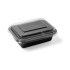 Square Oval Container w/Lid 9625-B/25oz-150/Case