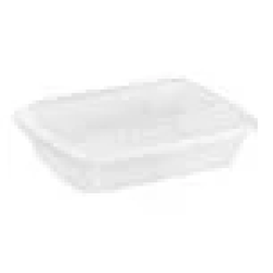 Square Oval Container w/Lid 9625-W-25oz-150/Case