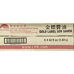 Gold Label Soy Sauce (LKK)-6 Tins/Case