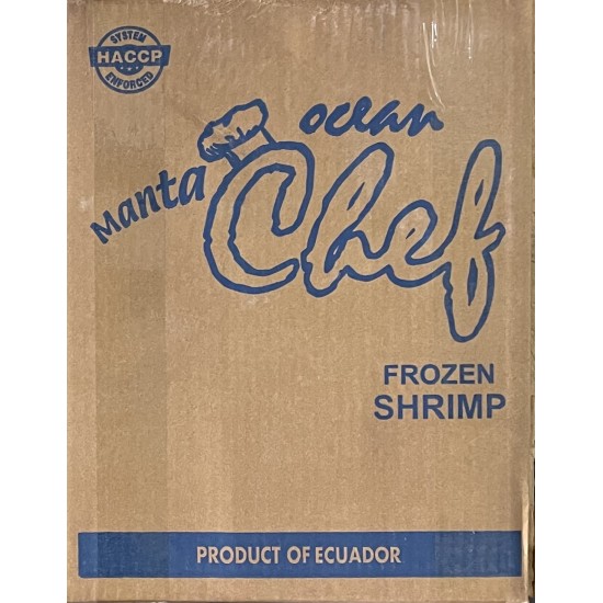 41-50 IQF Peeled Shrimp - 30LB/Case