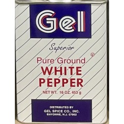 White Pepper Powder (Gel) - 1LB/Can
