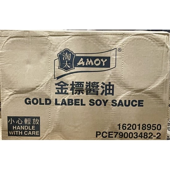 Golden Label Soy Sauce (AMOY)-6cans/Case