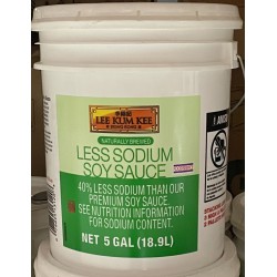 Soy Sauce (Less Sodium-LKK)-5GL/Bucket