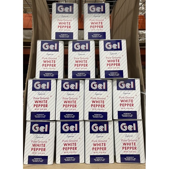 White Pepper Powder (GEL)-12x1LB/Case