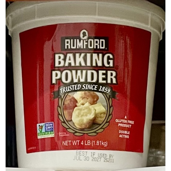 Baking Powder (Rumford) - 4LB/Can