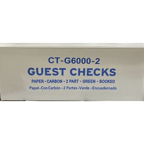 Guest Checks - 50 Books/Case