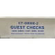 Guest Checks - 50 Books/Case