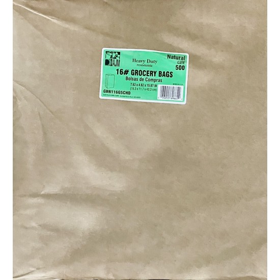 Brown Bags (16#) - 500/Pack