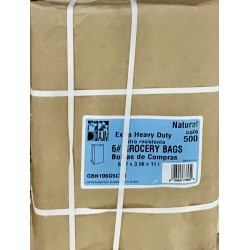 Brown Bags (6#) - 500/Pack