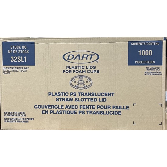 32SL1 Dart Cup Lid - 1000/Case