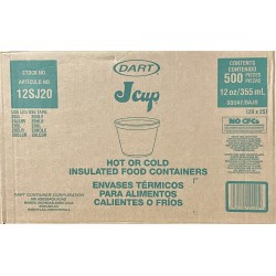 12oz Dart Soup Cup (12SJ20)-500/Case 
