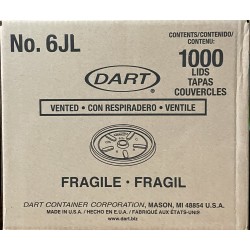 6JL Dart Container Lid (For 4oz Soup Con.)-1000/Case