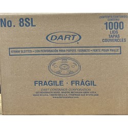 8SL/8JL Dart Cup Lid (For 8oz Cup)-1000/Case