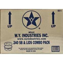 8oz Soup Container w/Lid (WY)-240Sets/Case