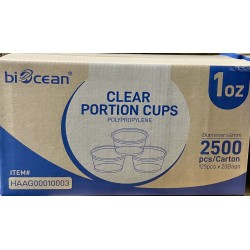 1oz Souffle Cups (Portion) - 2500/Case