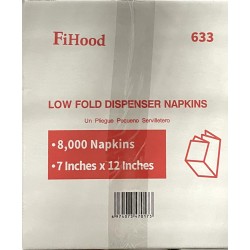 Low Fold Napkins (633 N1100) - 8,000/Case