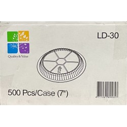 7" Round Aluminum Pan Lid (Q&V)-500 pcs/Case