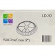 7" Round Aluminum Pan Lid (Q&V)-500 pcs/Case