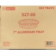 7" Round Aluminum Tray-527 (K)-500/Case