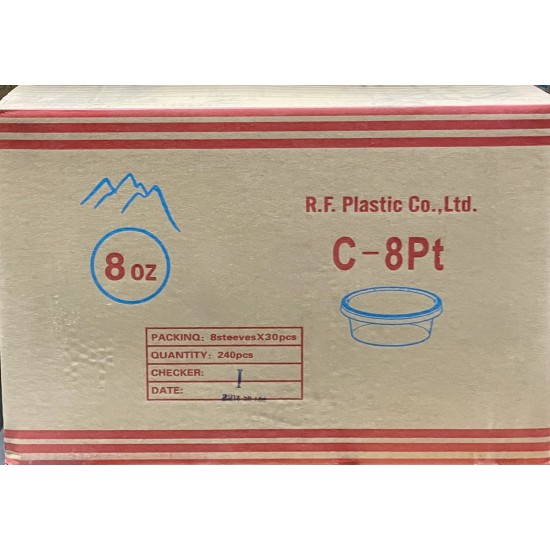 8oz Soup Container (C-8Pt) -240sets/Case