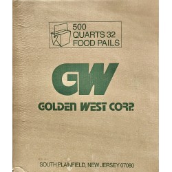 32oz QT Food Pail (GW)-500/Case