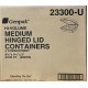 23300-U 3-Comp Foam Container-200/Case