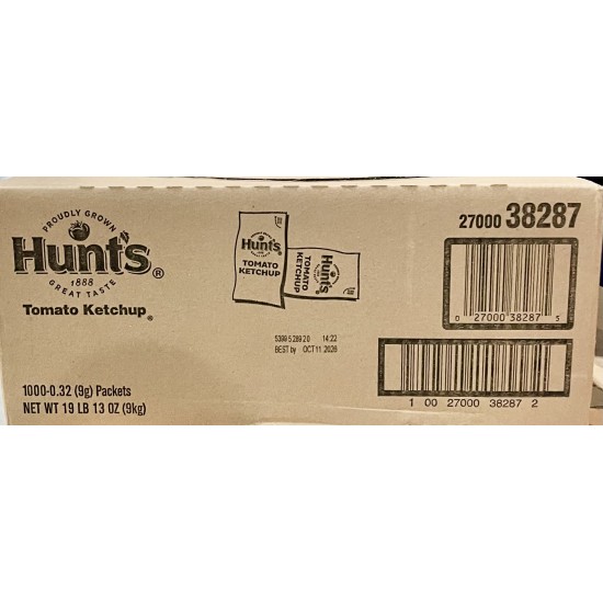 Ketchup Pack (Hunts)-1000Packs/Case