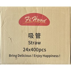 Wrapped Straws (Fi Hood))-24x400pcs/Case