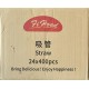 Wrapped Straws (Fi Hood))-24x400pcs/Case