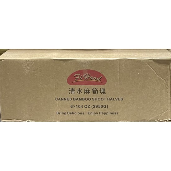 Bamboo Shoot Halves (Fi Hood)-6x104oz/Case
