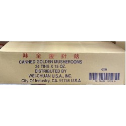 Golden Mushrooms (WEI CUAN)-24x15oz/Case