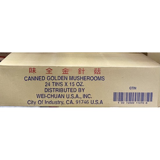 Golden Mushrooms (WEI CUAN)-24x15oz/Case