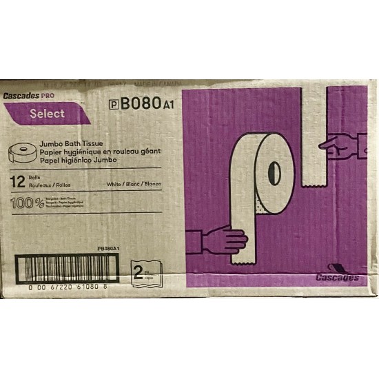 Tissue Roll (Cascades Pro) - 12Rolls/Case