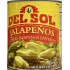 Whole Japapeno Peppers (DEL SDL)-6Cans/Case
