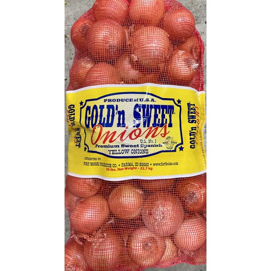 Yellow Onion (Jumbo) 50LB/Bag