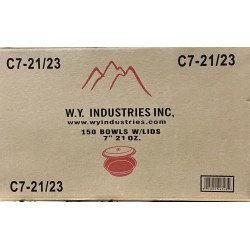 Containers 7" Round (C7-21/23 White)-150/Case