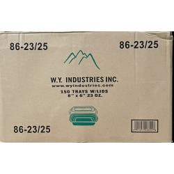 Container with Lid 86-23/25/23oz (White)-150/Case