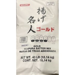 Tempura Batter Mix-Gold (Well Pac)-40LB/Bag