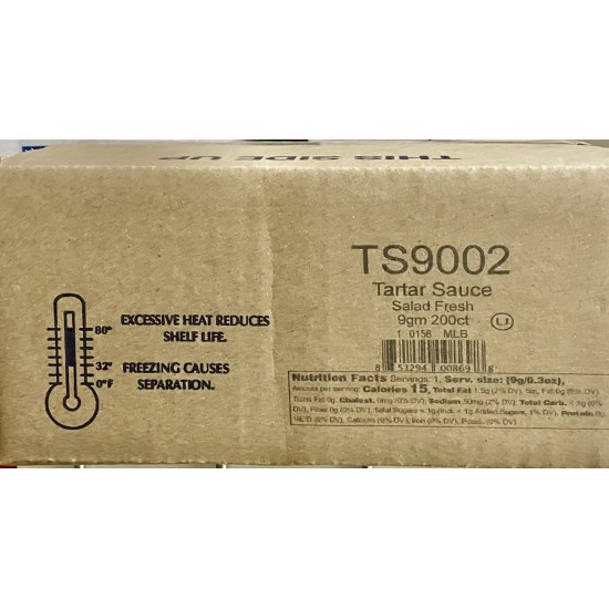 Tartar Sauce Packets - 200 Packets/Case